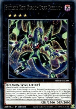 Re Supremo Drago Ribellione Oscura - Maze of Millennia (Rare) [MZMI-060]