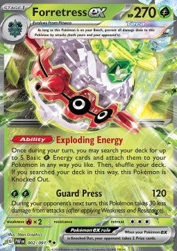 Forretress ex - Destino di Paldea (Double Rare) [PAF-002]