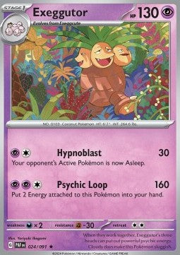 Exeggutor - Destino di Paldea (Rare) [PAF-024]