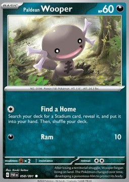 Wooper di Paldea - Destino di Paldea (Common) [PAF-058]