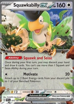 Squawkabilly ex - Destino di Paldea (Double Rare) [PAF-075]