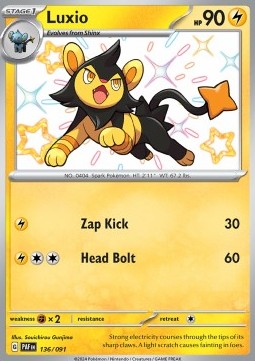 Luxio - Destino di Paldea (Shiny Rare) [PAF-136]