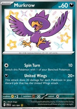 Murkrow - Destino di Paldea (Shiny Rare) [PAF-181]