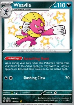 Weavile - Destino di Paldea (Shiny Rare) [PAF-183]