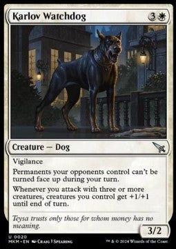 Cane da Guardia Karlov - Delitti al Maniero Karlov (Uncommon) [MKM-20]