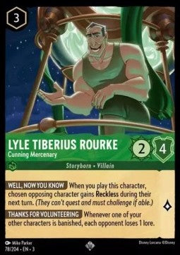 Lyle Tiberius Rourke - Astuto Mercenario - Nelle Terre D'Inchiostro (Super Rare) [3INK-78]
