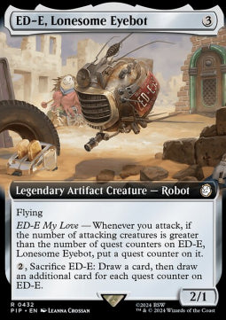 ED-E, Eyebot Solitario - Mondi Altrove: Fallout: Extras (Rare) [XPIP-432]
