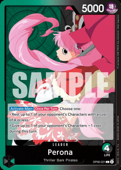 Perona (OP06-021) - Wings of the Captain (Leader) [OP06-021]