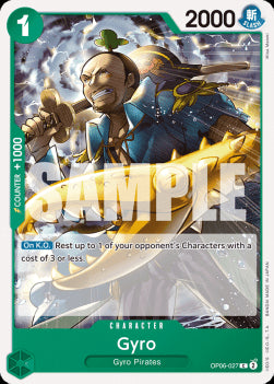 Gyro (OP06-027) - Wings of the Captain (Common) [OP06-027]