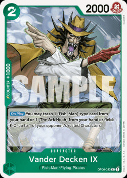 Vander Decken IX (OP06-033) - Wings of the Captain (Rare) [OP06-033]