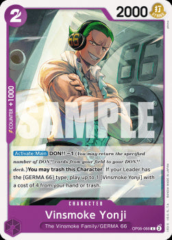 Vinsmoke Yonji (OP06-066) - Wings of the Captain (Common) [OP06-066]