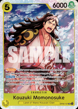 Kouzuki Momonosuke (OP06-107) - Wings of the Captain (Super Rare) [OP06-107]