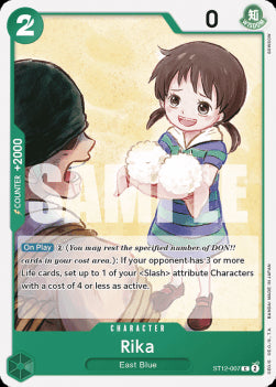 Rika (ST12-007) - Starter Deck: Zoro & Sanji (Common) [ST-12-007]