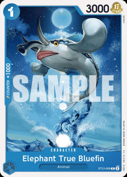 Elephant True Bluefin (ST12-009) - Starter Deck: Zoro & Sanji (Common) [ST-12-009]