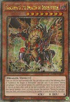 Gandora-G, il Drago della Distruzione - Eredità di Distruzione (Quarter Century Secret Rare) [LEDE-001]
