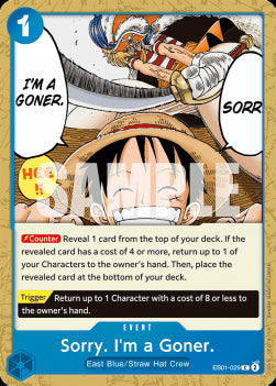 Sorry. I'm a Goner. (EB01-029) - Memorial Collection (Common) [EB01-029]