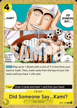 Did Someone Say...Kami? (EB01-060) - Memorial Collection (Common) [EB01-060]