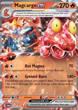 Magcargo ex - Crepuscolo Mascherato (Double Rare) [TWM-029]