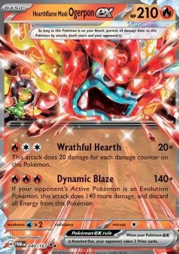 Ogerpon Maschera Focolare ex - Crepuscolo Mascherato (Double Rare) [TWM-040]