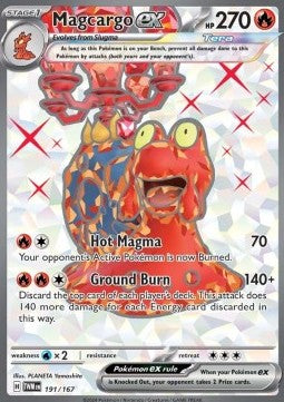 Magcargo ex - Crepuscolo Mascherato (Ultra Rare) [TWM-191]