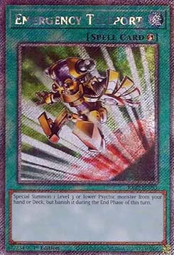 Teletrasporto di Emergenza - Collezione Rarità 25° Anniversario II (Platinum Secret Rare) [RA02-053]