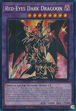 Dragone Nero Occhi Rossi - Collezione Rarità 25° Anniversario II (Collectors Rare) [RA02-021]