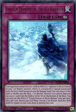 Dominio Congelato della Barriera di Ghiaccio - Battaglie della Leggenda: Vendetta Terminale (Ultra Rare) [BLTR-008]
