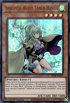 Domatore Avatar Bestia Spirito Winda - Battaglie della Leggenda: Vendetta Terminale (Ultra Rare) [BLTR-070]