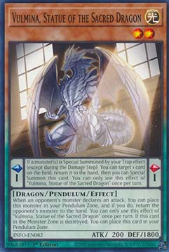 Vulmina, Statua del Drago Sacro - Il Proibito Infinito (Common) [INFO-082]