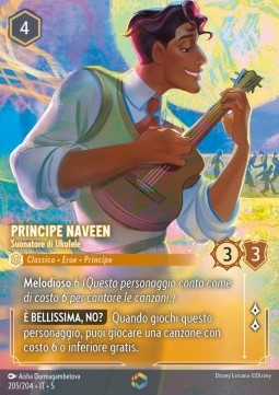 Principe Naveen - Suonatore di Ukulele - Cieli Scintillanti (Enchanted) [5SSK-205]