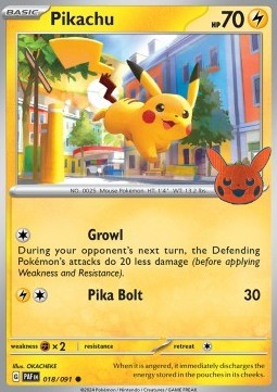 Pikachu - Trick or Trade 2024 (Promo) [BOO24-PAF 018]