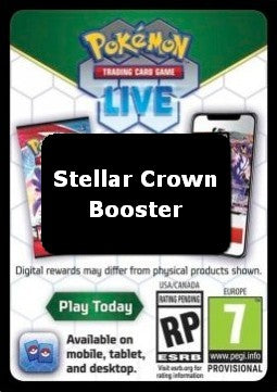 Live Code Card (Booster) - Corona Astrale (Online Code Card)