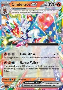 Cinderace ex - Corona Astrale (Double Rare) [SCR-028]