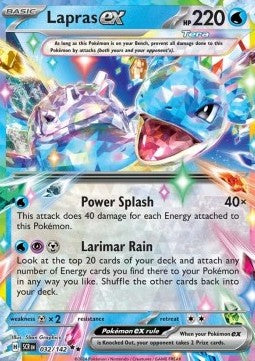 Lapras ex - Corona Astrale (Double Rare) [SCR-032]