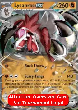Lycanroc ex - Evoluzioni a Paldea (Oversized) [PAL-117]