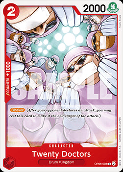Twenty Doctors (OP08-003) - Two Legends (Common) [OP08-003]