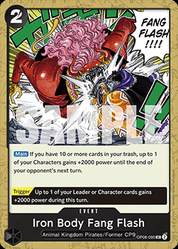 Iron Body Fang Flash (OP08-095) - Two Legends (Uncommon) [OP08-095]