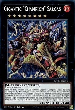 Gigantesco "Campione" Sargas - 25th Anniversary Tin: Dueling Mirrors (Secret Rare) [MP24-071]