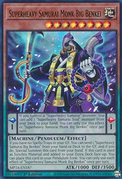 Samurai Superpesante Grande Benkei - 25th Anniversary Tin: Dueling Mirrors (Ultra Rare) [MP24-187]