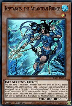 Neptabyss, the Atlantean Prince - Bonanza Quarto di Secolo (Super Rare) [RA03-013]