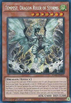 Tempest, Drago Sovrano delle Tempeste - Bonanza Quarto di Secolo (Secret Rare) [RA03-011]