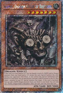Redox, Drago Sovrano dei Macigni - Bonanza Quarto di Secolo (Platinum Secret Rare) [RA03-008]
