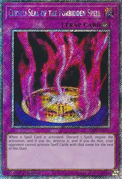 Sigillo Maledetto della Magia Proibita - Bonanza Quarto di Secolo (Platinum Secret Rare) [RA03-076]