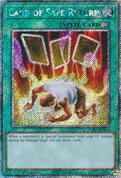 Carta del Ritorno Sicuro - Bonanza Quarto di Secolo (Platinum Secret Rare) [RA03-114]