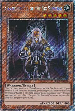 Gran Maestro dei Sei Samurai - Bonanza Quarto di Secolo (Platinum Secret Rare) [RA03-174]
