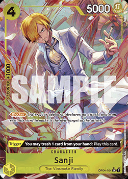 Sanji (OP04-104) - The Best (Alternate Art) [PRB01-OP04-104]