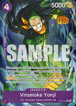 Vinsmoke Yonji (OP06-067) - The Best (Rare) [PRB01-OP06-067]