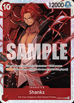 Shanks (OP09-004) - Emperors in the New World (Super Rare) [OP09-004]