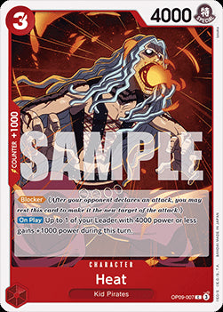 Heat (OP09-007) - Emperors in the New World (Common) [OP09-007]