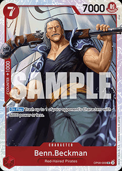 Benn.Beckman (OP09-009) - Emperors in the New World (Super Rare) [OP09-009]